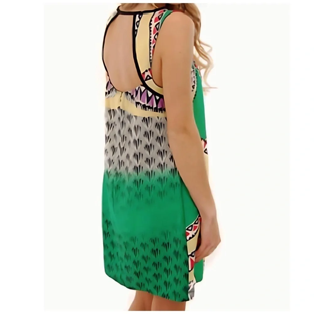 NEW! GLAM Mirror-Image Print Shift Dress! - Picture 5 of 10